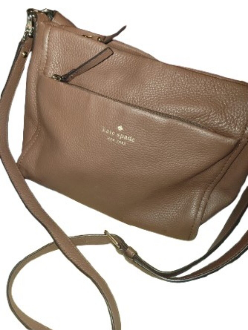 Kate Spade Brown Leather Top-Handle Tote - Picture 3 of 6